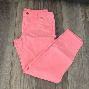 Vineyard Vines skinny jeans pink/coral